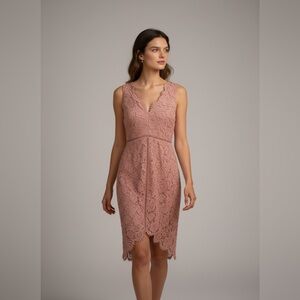 Beautiful pink lace dress